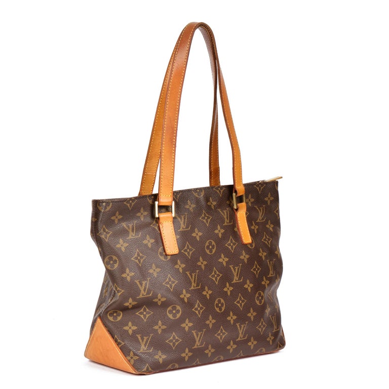 LOUIS VUITTON
Brown Monogram Coated Canvas & Vachetta Leather Cabas Piano

Xupes Reference: CB700
Serial Number: SD0023
Age (Circa): 2003
Authenticity Details: Date Stamp (Made in USA)
Gender: Ladies
Type: Tote, Shoulder

Colour: Brown
Hardware: