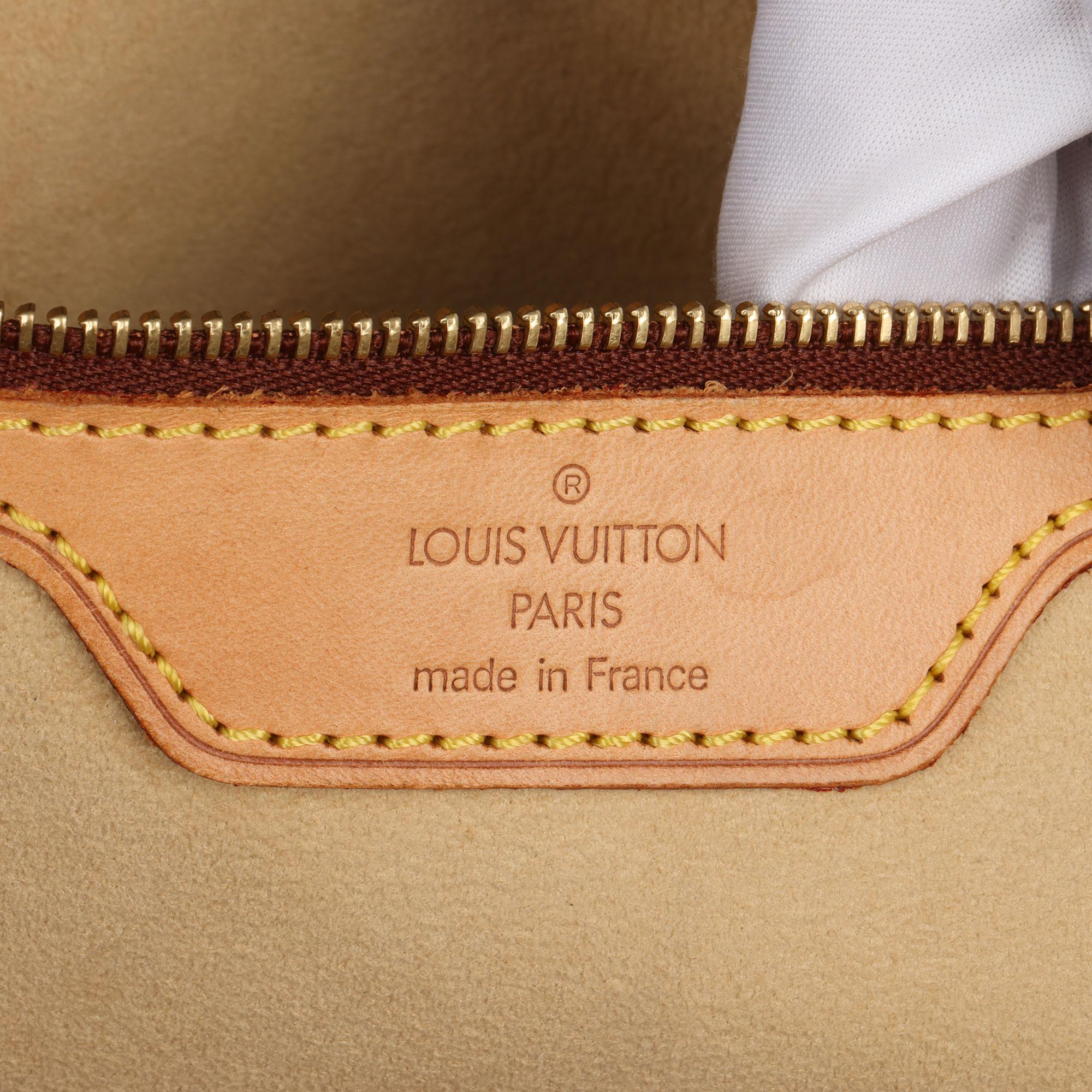 Women's Louis Vuitton Brown Monogram Coated Canvas & Vachetta Leather Cite GM