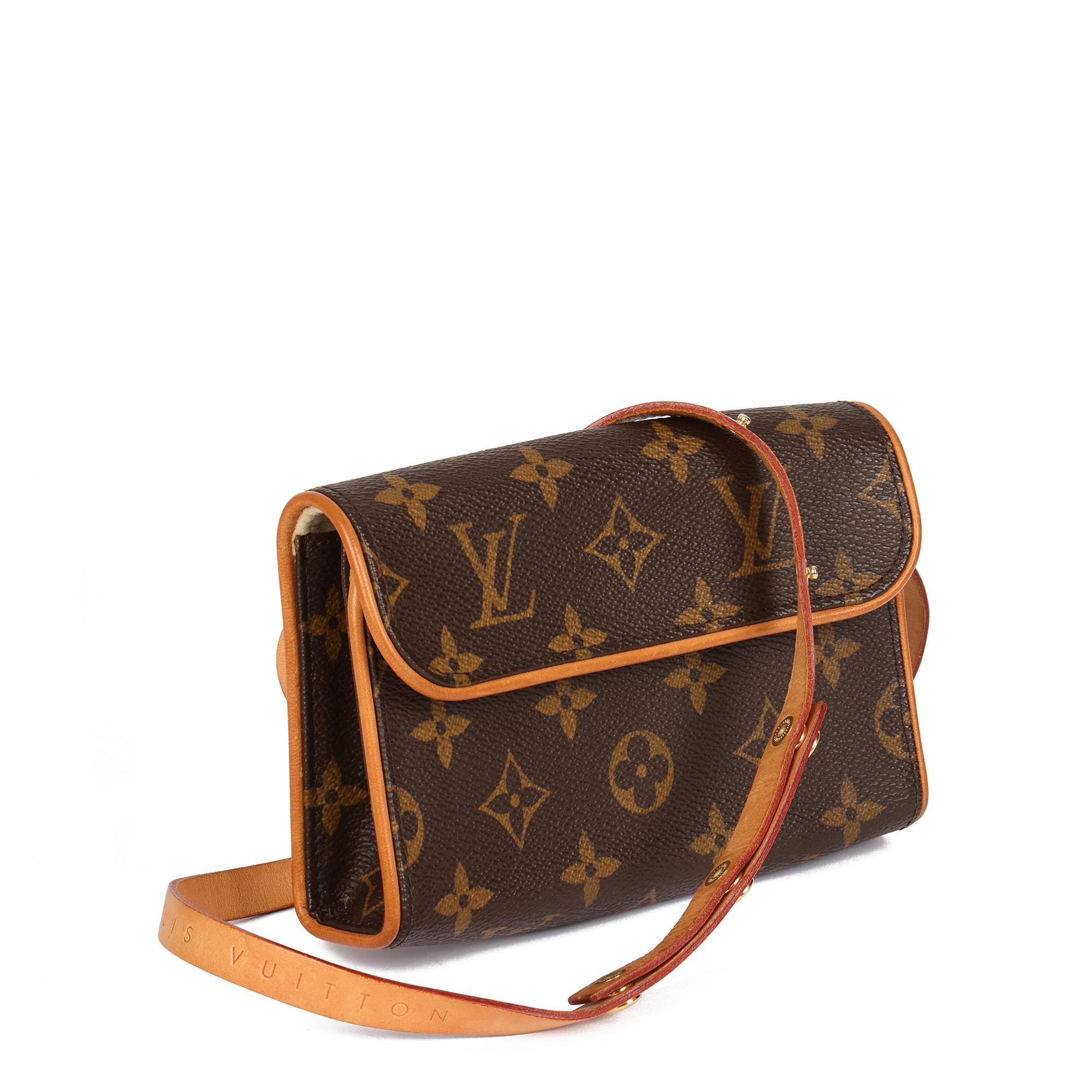 LOUIS VUITTON
Brown Monogram Coated Canvas & Vachetta Leather Florentine Belt Bag

Xupes Reference: CB703
Serial Number: FL4008
Age (Circa): 2008
Authenticity Details: Date Stamp (Made in France)
Gender: Ladies
Type: Belt Bag

Colour: