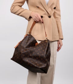 Louis Vuitton Brown Monogram Coated Canvas & Vachetta Leather Gracefull MM