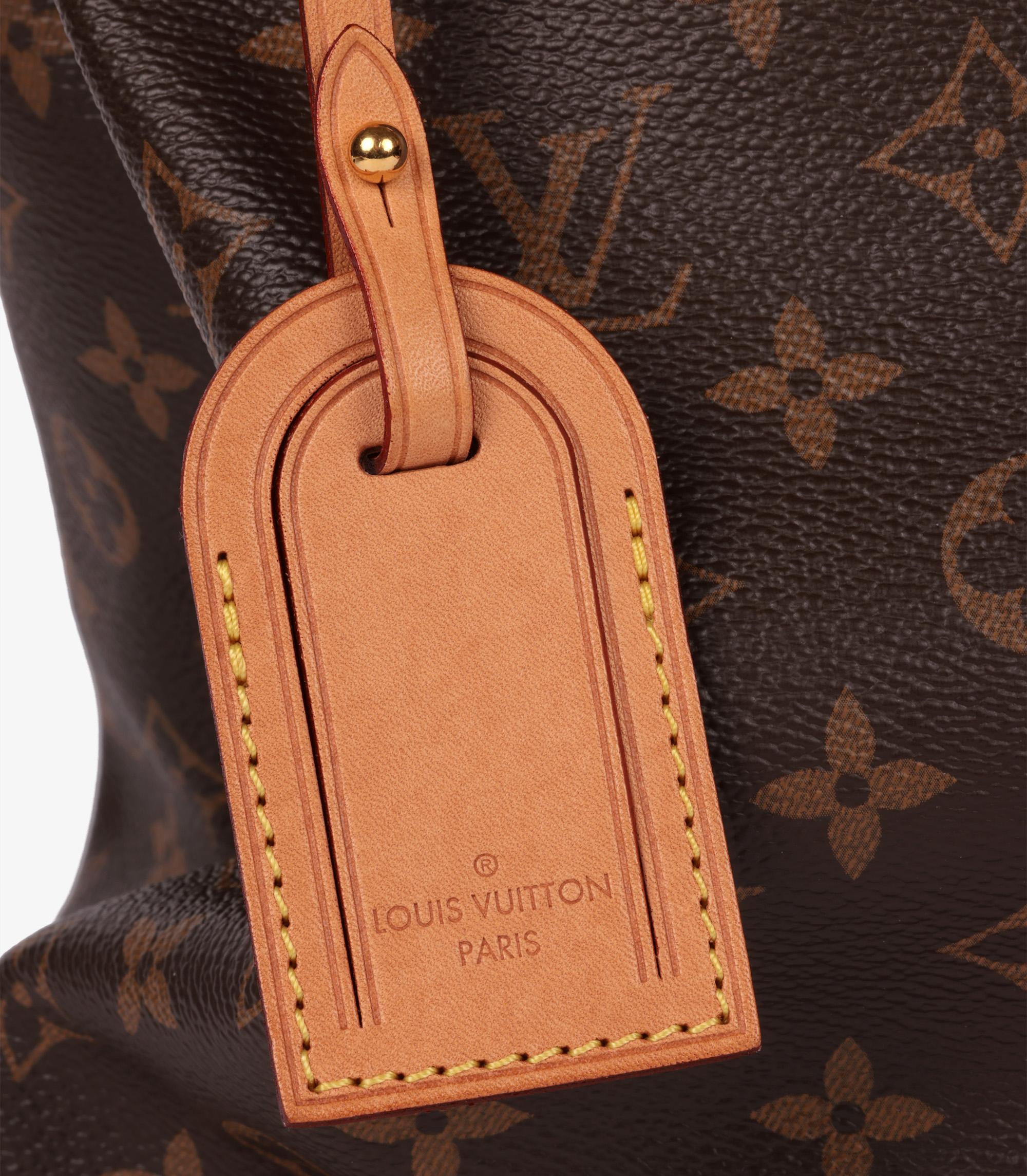 Louis Vuitton Brown Monogram Coated Canvas & Vachetta Leather Gracefull MM 4