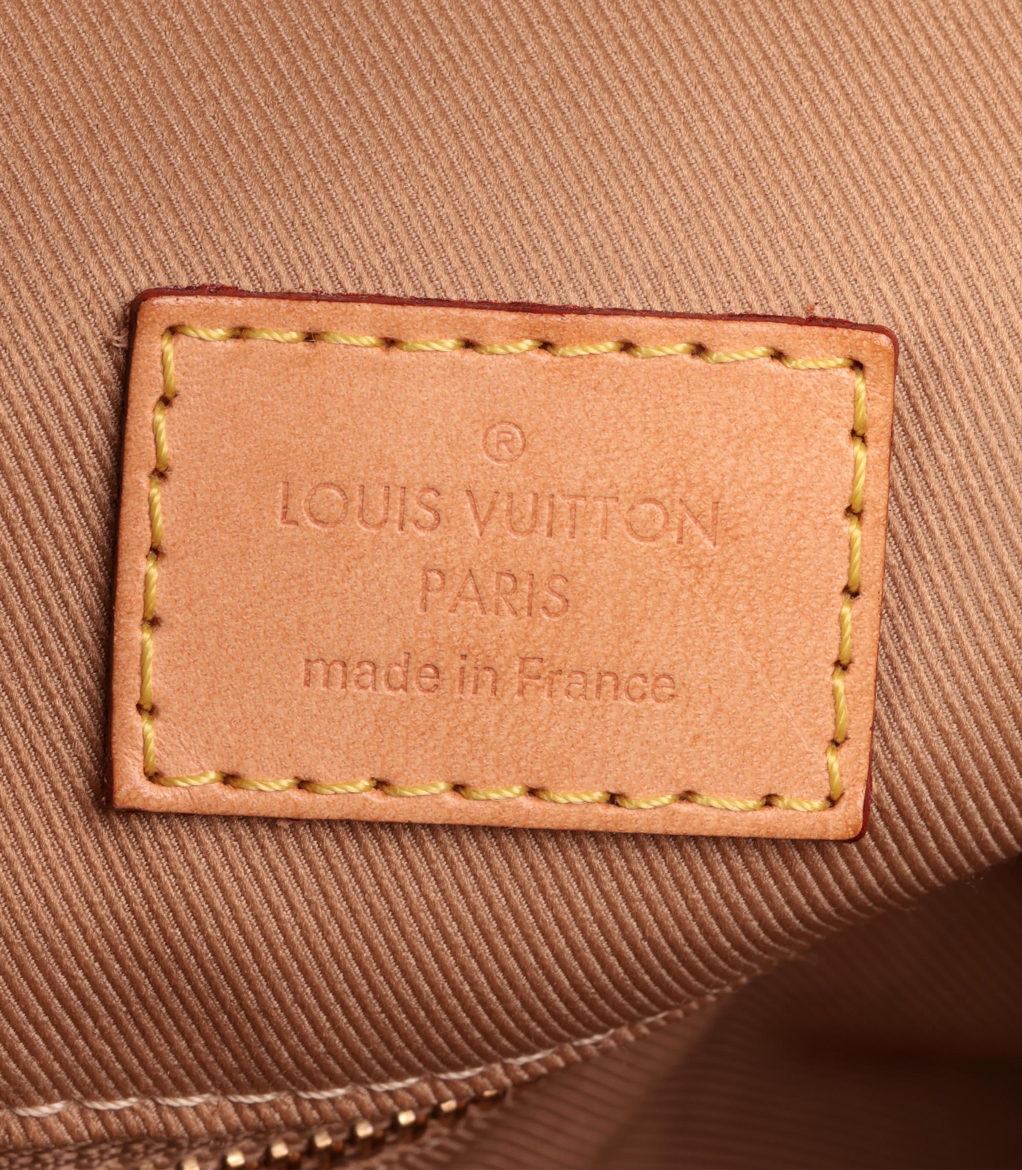 Louis Vuitton Brown Monogram Coated Canvas & Vachetta Leather Gracefull MM 5