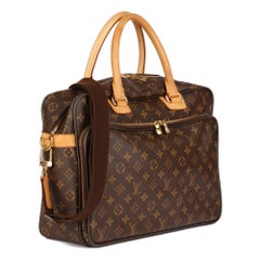 Louis Vuitton Brown Monogram Coated Canvas & Vachetta Leather Icare Briefcase