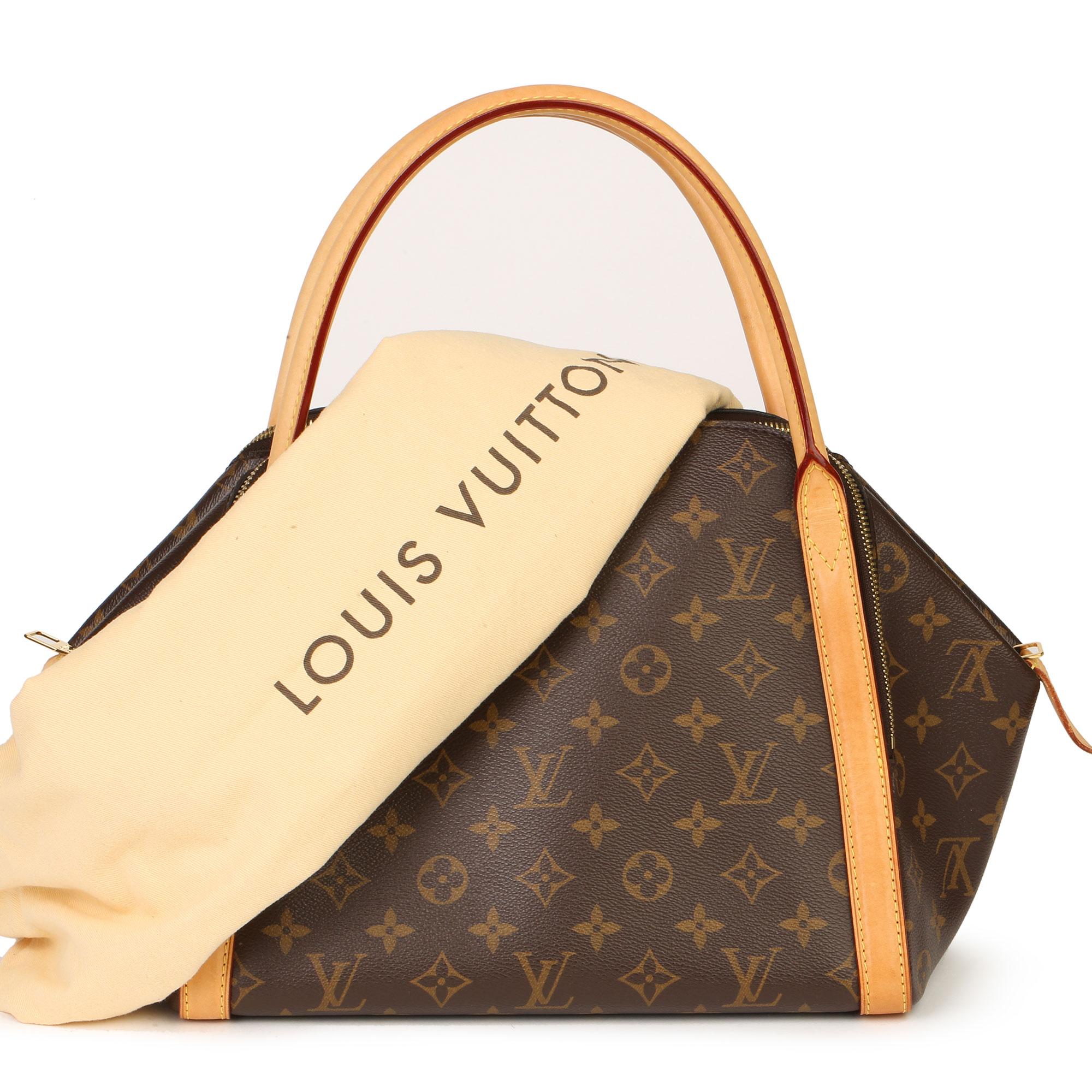 Louis Vuitton Brown Monogram Coated Canvas Vachetta Leather Male MM 7