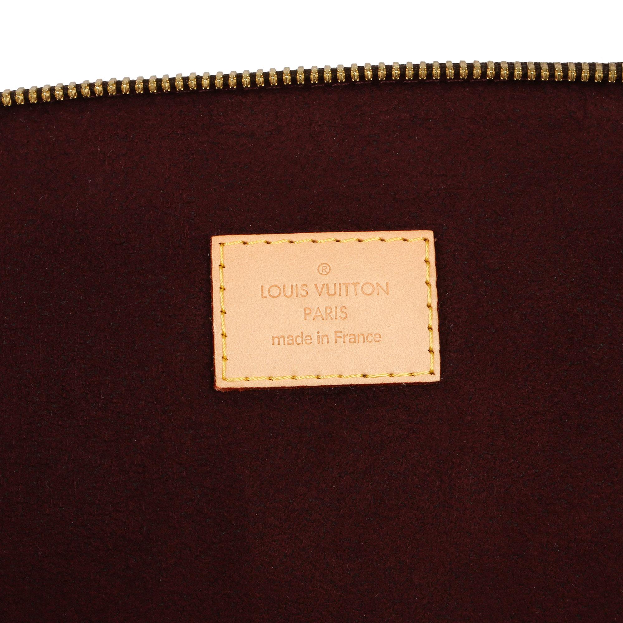 Louis Vuitton Brown Monogram Coated Canvas Vachetta Leather Male MM 4