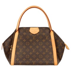 Louis Vuitton Brown Monogram Coated Canvas Vachetta Leather Male MM