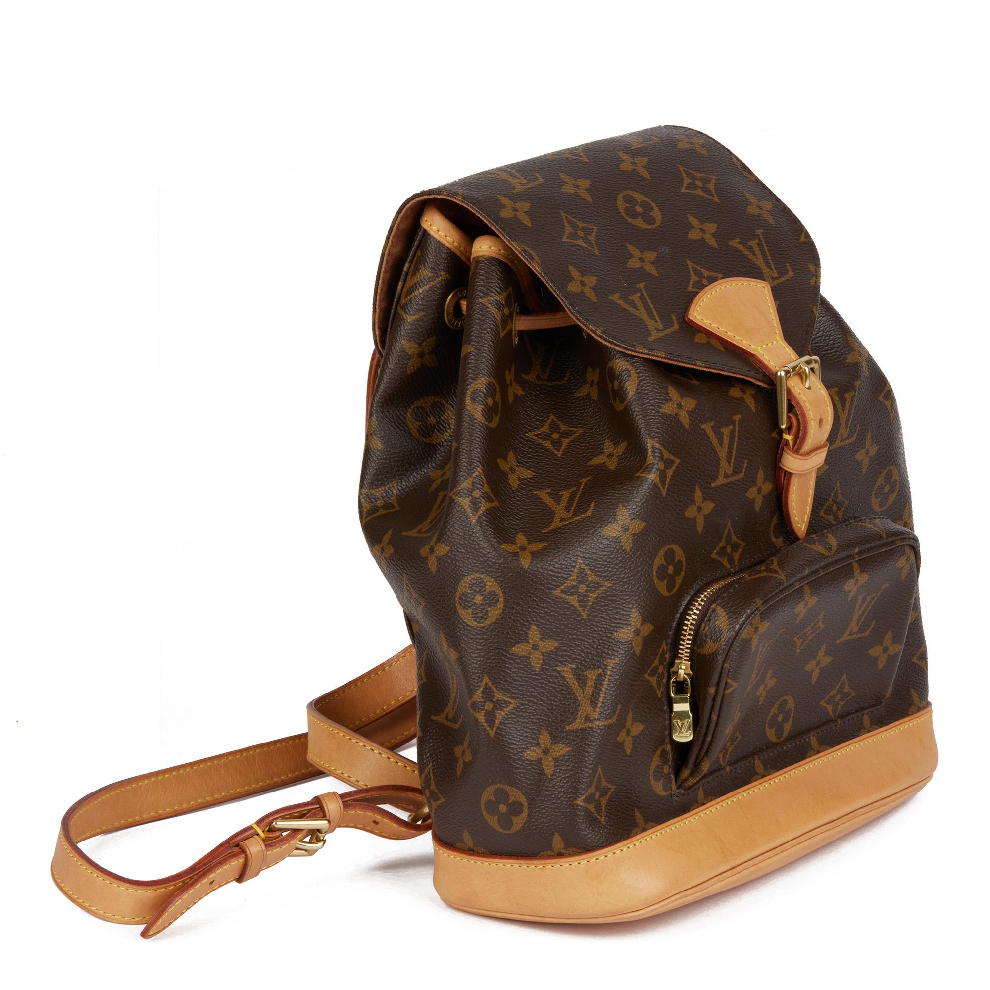 LOUIS VUITTON
Brown Monogram Coated Canvas & Vachetta Leather Monstorious MM

Serial Number: SP1024
Age (Circa): 2004
Accompanied By: Louis Vuitton Dust Bag
Authenticity Details: Date Stamp (Made in France)
Gender: Ladies
Type: Backpack

Colour: