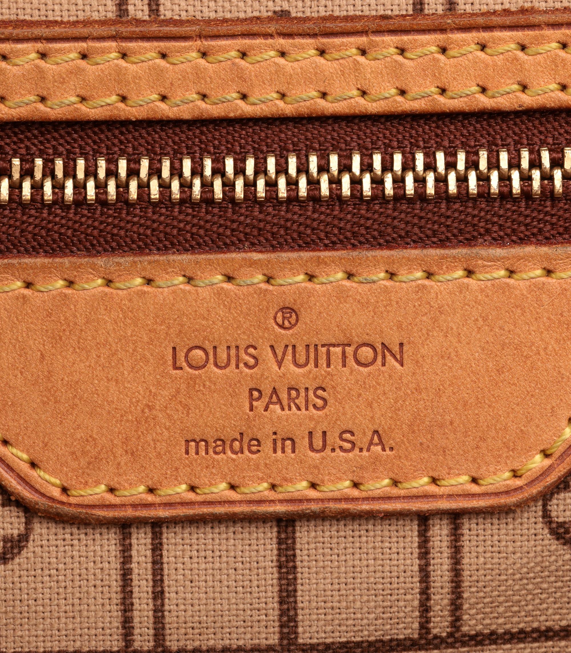 Louis Vuitton Brown Monogram Coated Canvas & Vachetta Leather Neverfull MM 7