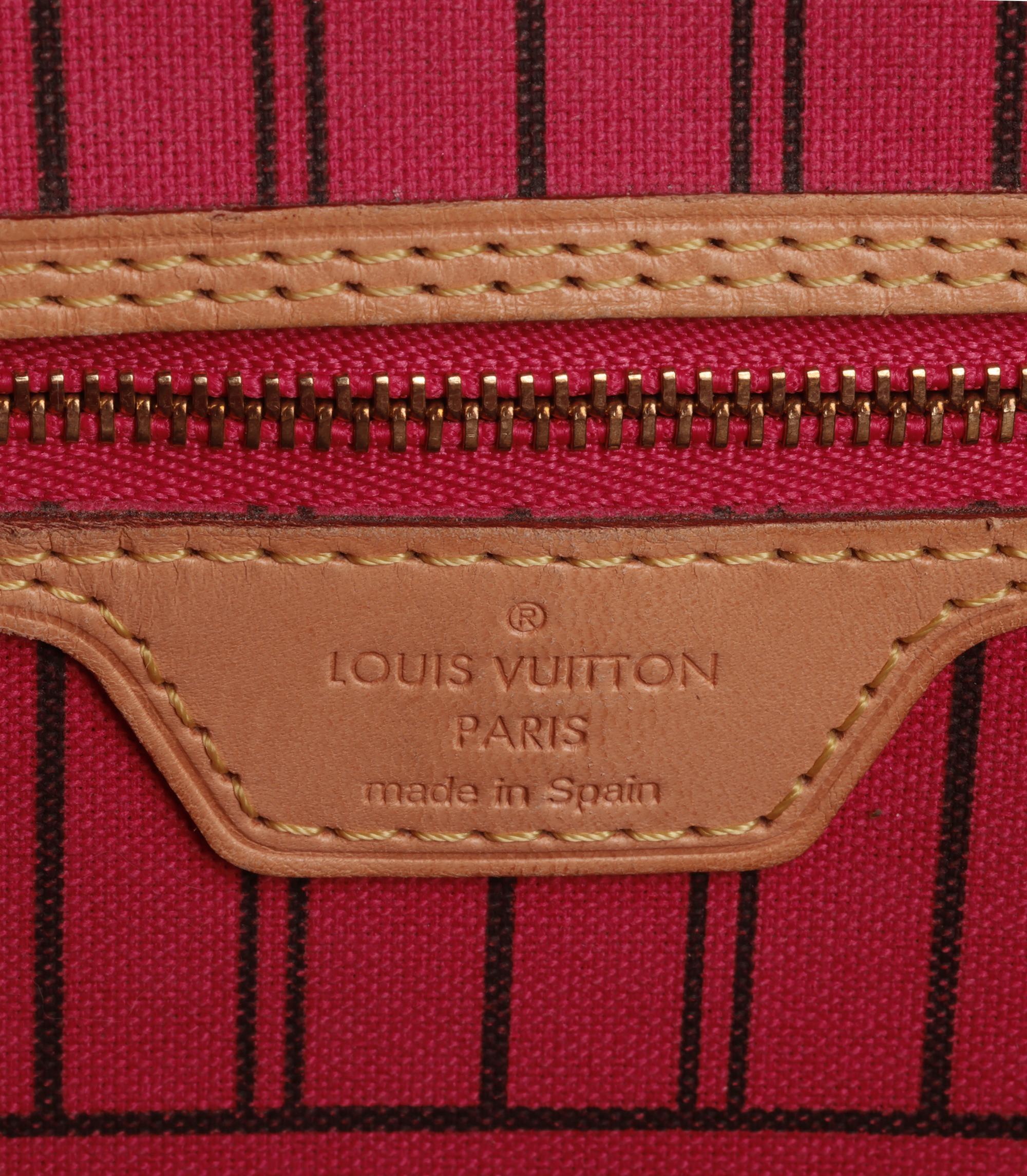 Louis Vuitton Brown Monogram Coates Canvas & Vachetta Leather Neverfull MM en vente 5