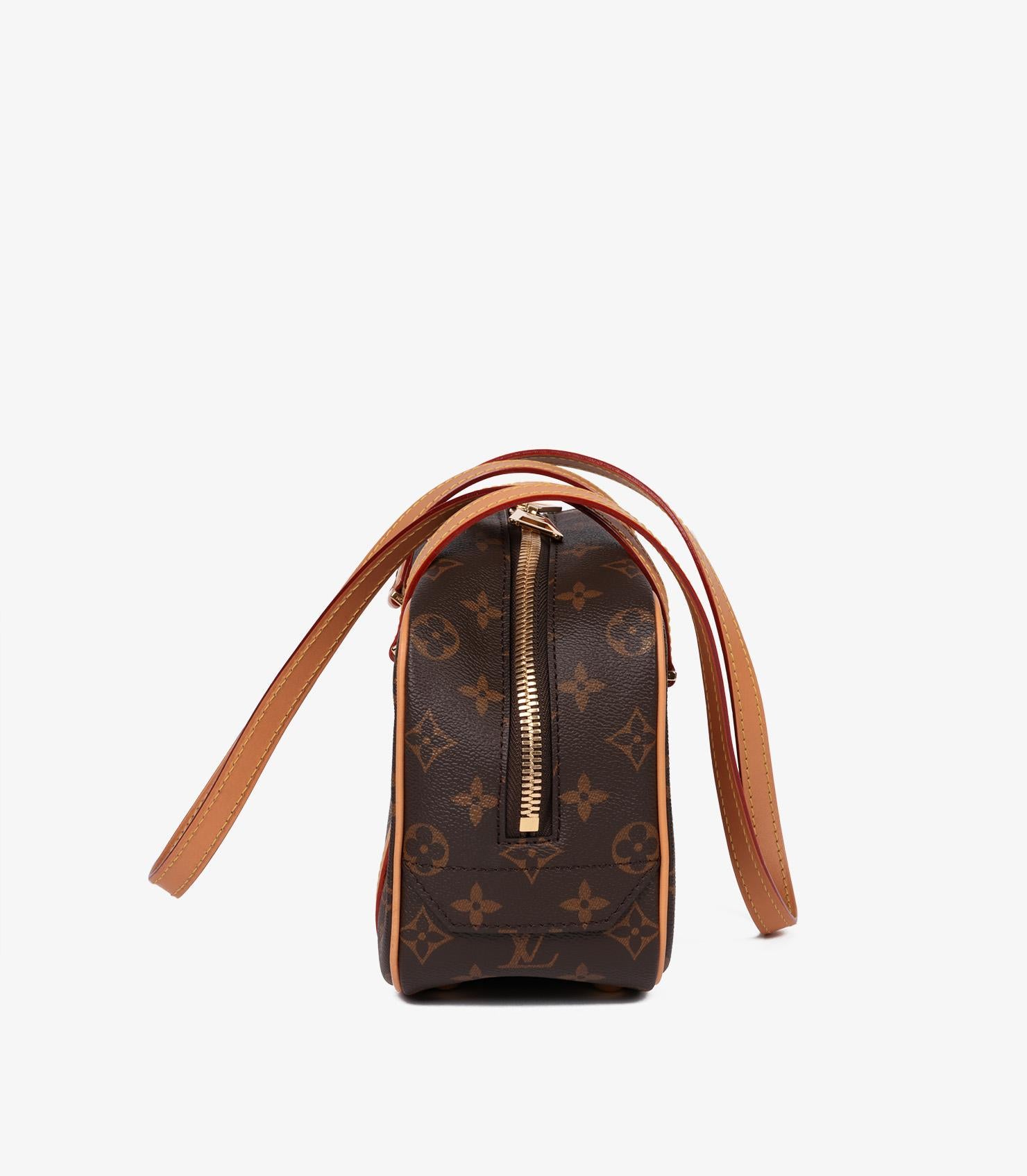 Women's or Men's Louis Vuitton Brown Monogram Coated Canvas & Vachetta Leather Reissue Cité