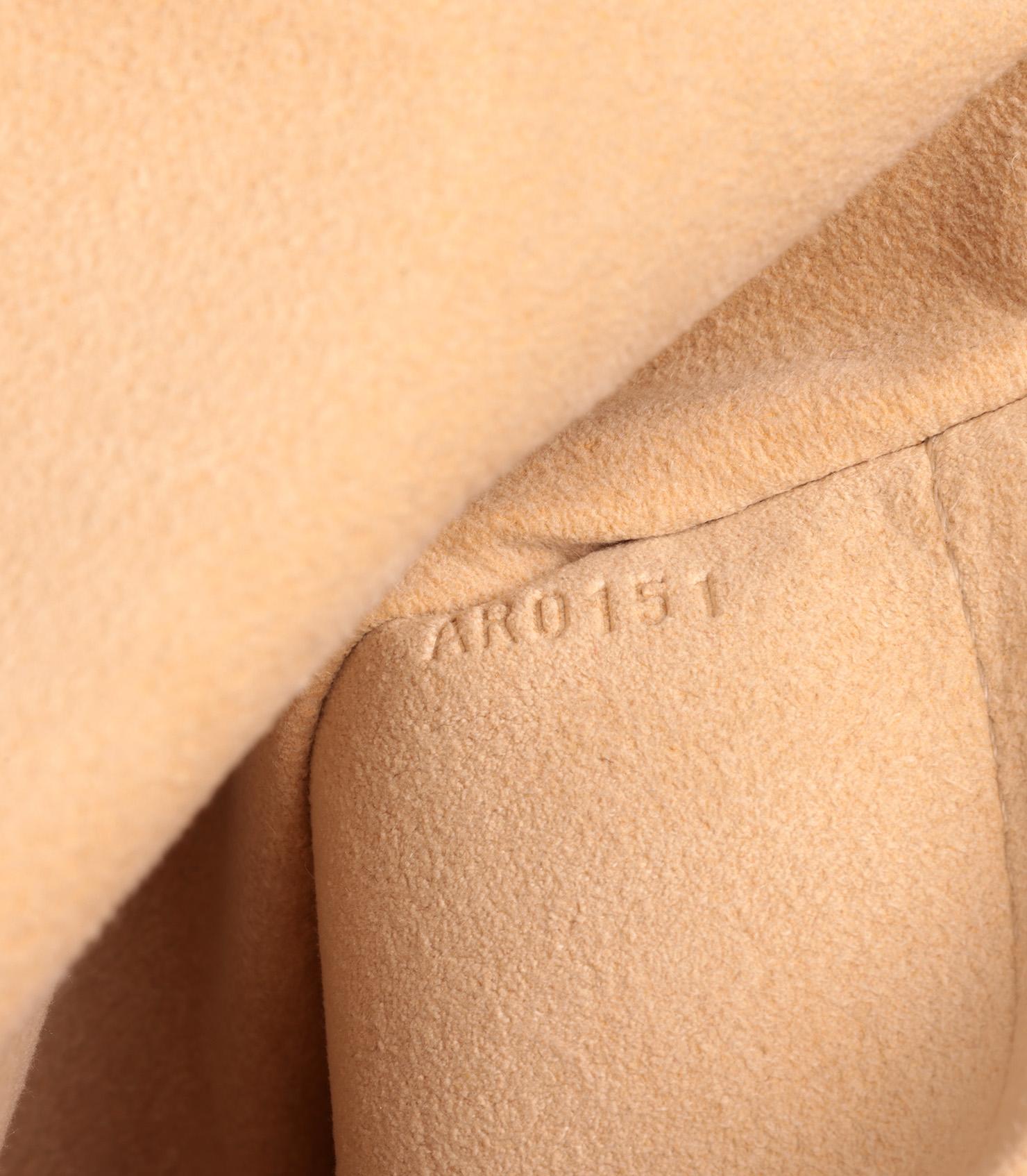 Louis Vuitton Brown Monogram Coated Canvas & Vachetta Leather Retiro PM en vente 4