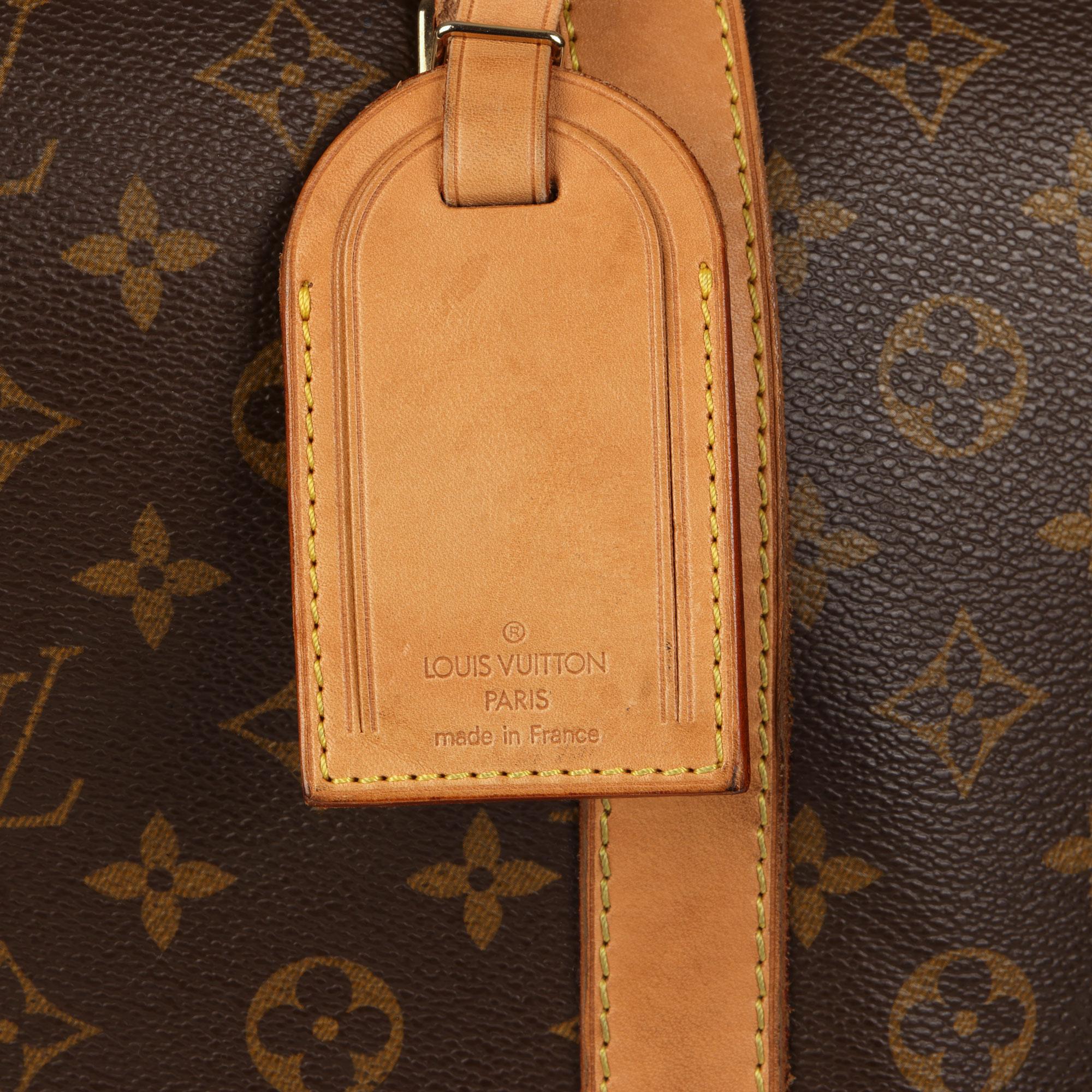 Louis Vuitton Brown Monogram Coated Canvas & Vachetta Leather Sirius 70 8
