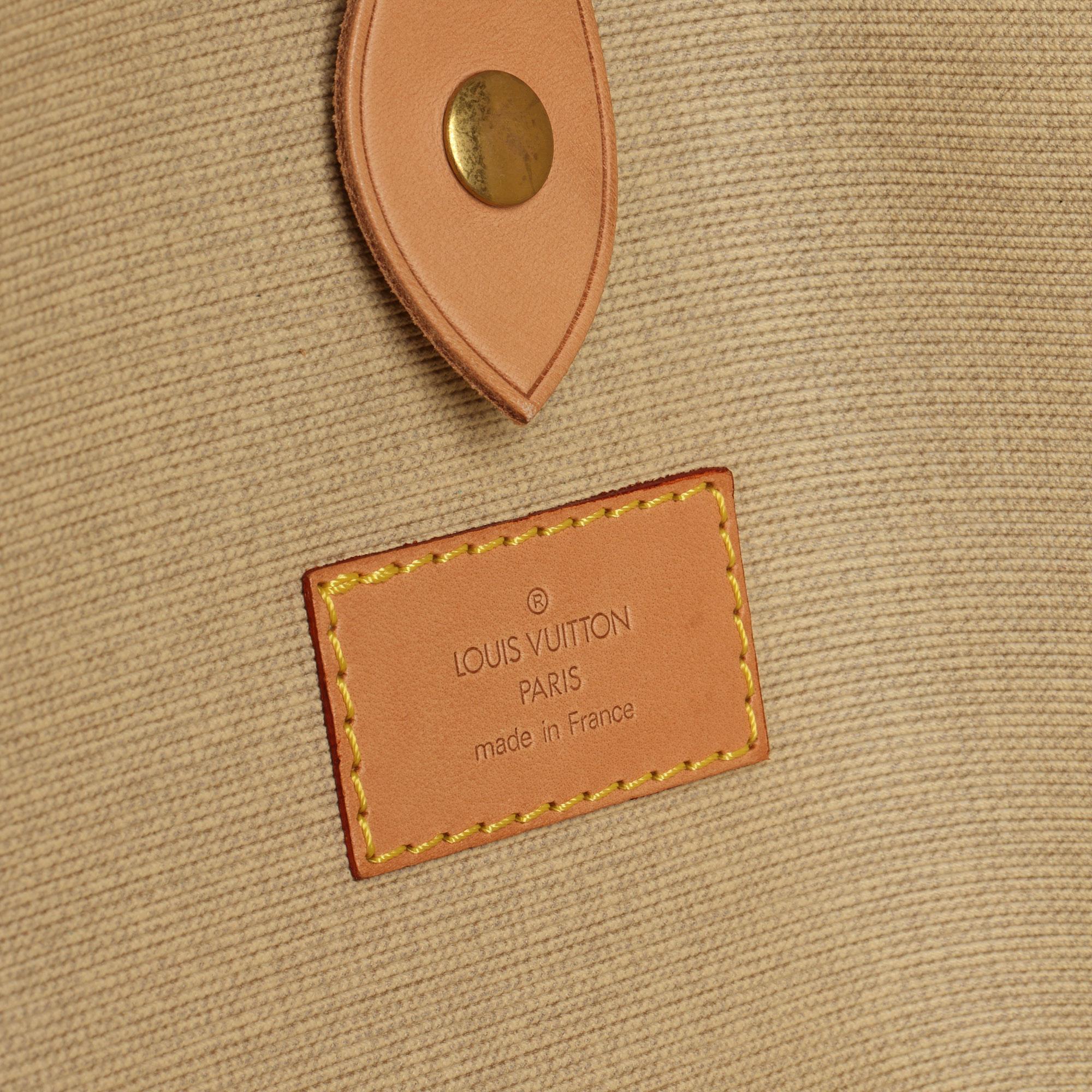 Louis Vuitton Brown Monogram Coated Canvas & Vachetta Leather Sirius 70 9