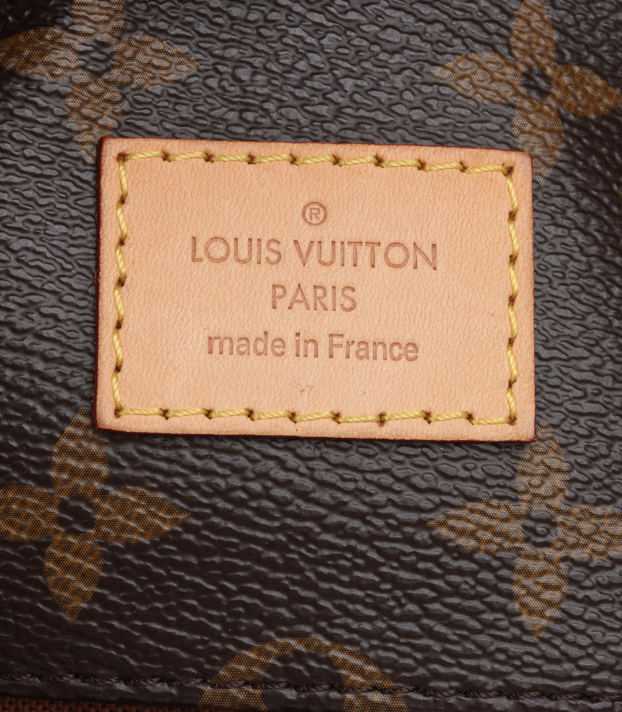 Louis Vuitton Brown Monogram Coated Canvas & Vachetta Leather Sully MM 7