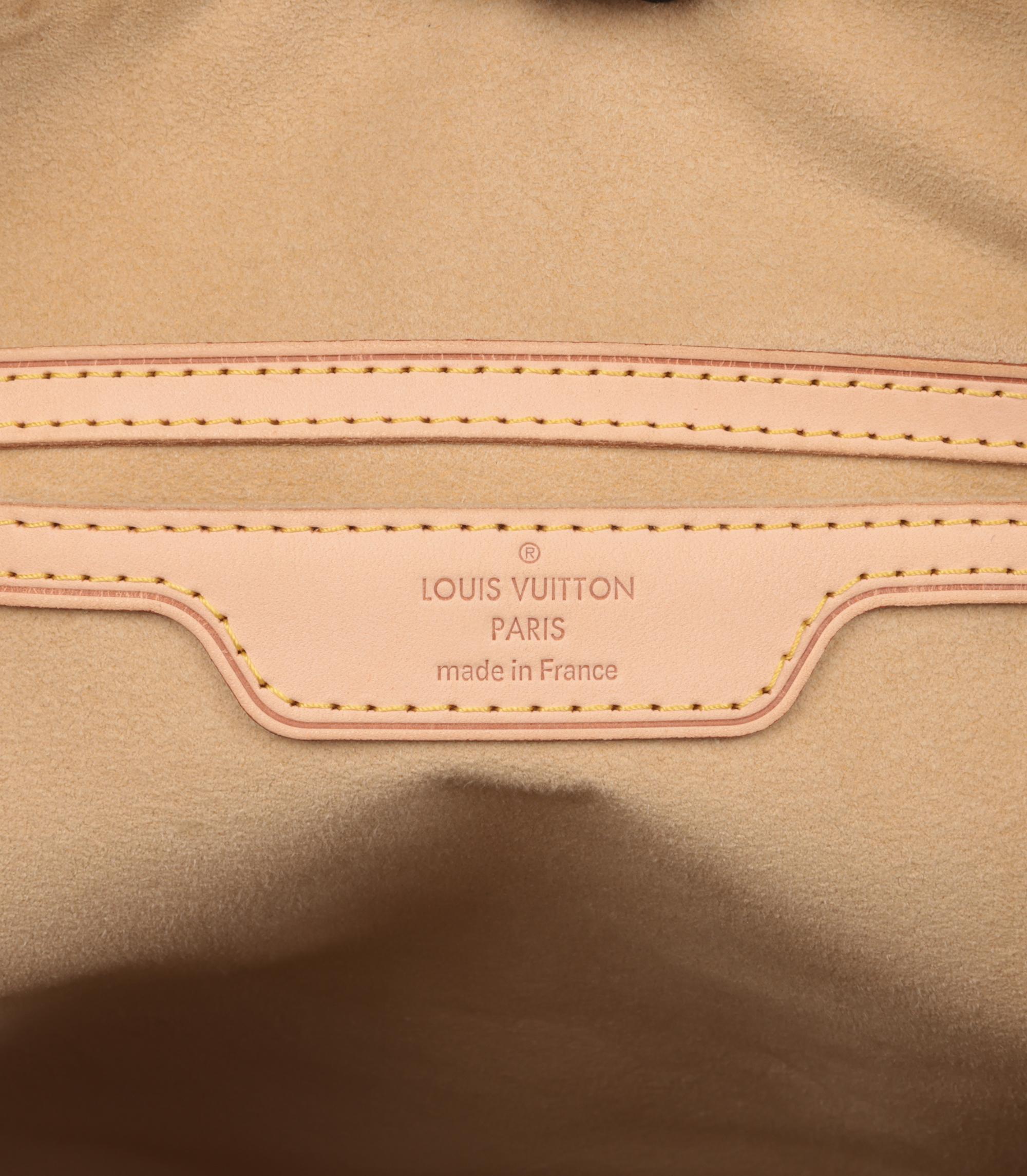 Louis Vuitton Monograma Marrón Lona Recubierta y Piel Vachetta Támesis PM 4