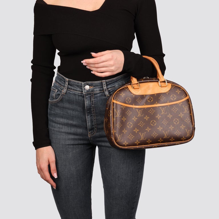 Louis Vuitton Trouville Brown Canvas Handbag (Pre-Owned)