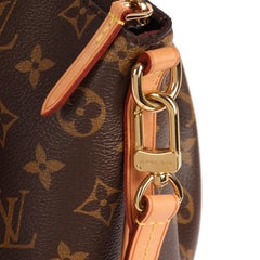 Louis Vuitton Brown Monogram Coated Canvas & Vachetta Leather Turenne MM