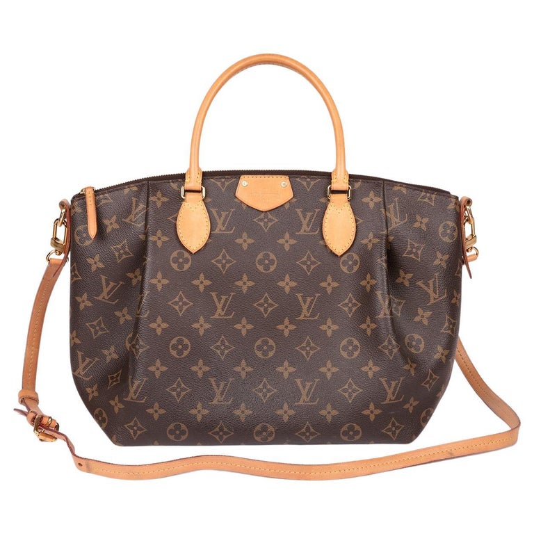 Louis Vuitton Brown Monogram Coated Canvas and Vachetta Leather Turenne MM