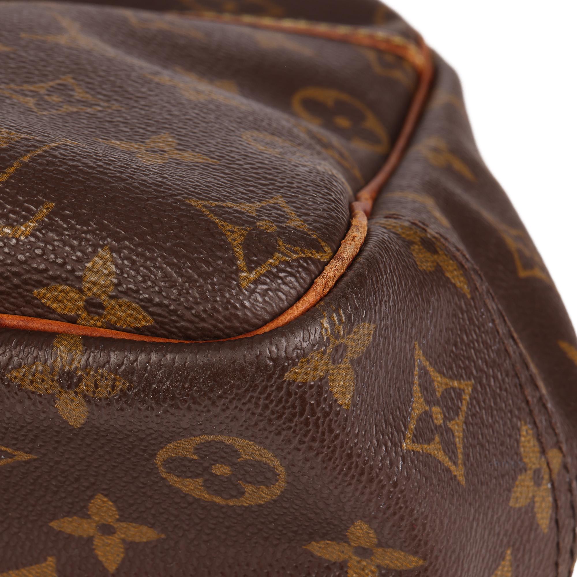 Louis Vuitton BROWN MONOGRAM COATED CANVAS & VACHETTA LEATHER VINTAGE DEAUVILLE 4