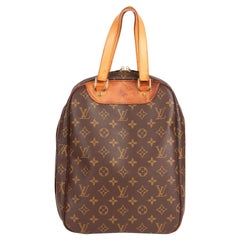 Louis Vuitton Brown Monogram Coated Canvas & Vachetta Leather Vintage Excursion