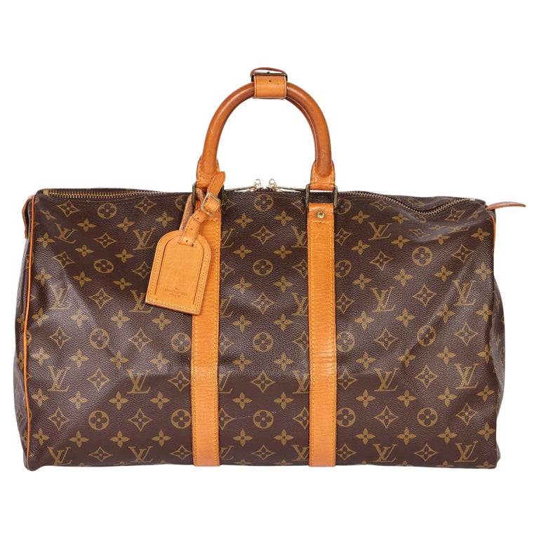 Louis Vuitton, Bags, Louis Vuitton Malletier Brown Monogram Canvas Tote  Bag Rare