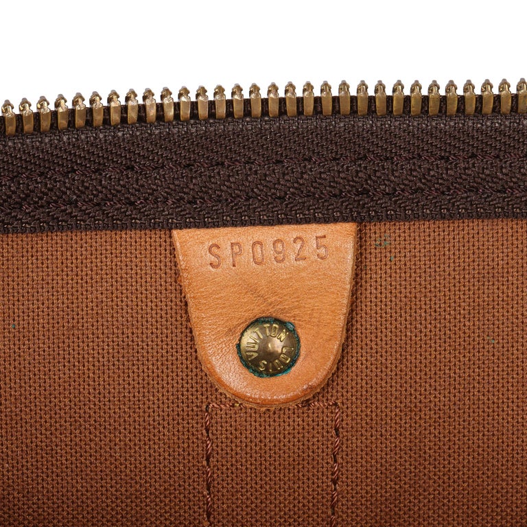 LOUIS VUITTON Keepall Bag in Brown Canvas - 101244 Cloth ref