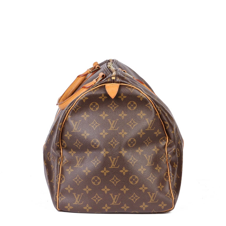 Louis Vuitton Keepall 55 Trunk L'Œil Monogram Brown in Coated Canvas with  Gold-tone - US