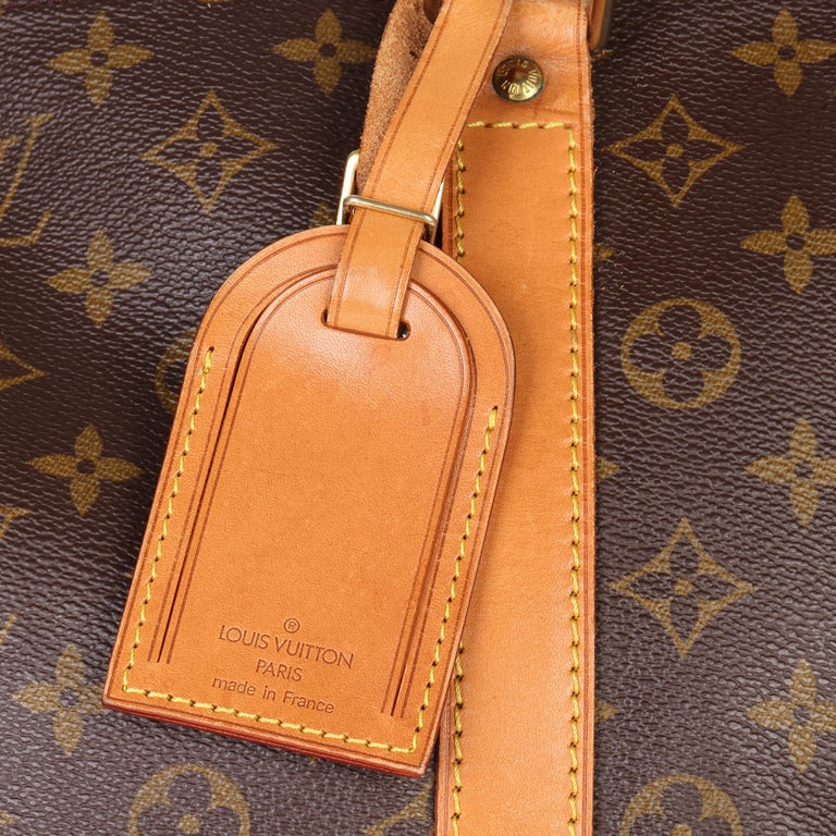 1980's Louis Vuitton Brown Classic Monogram Canvas Vintage Keepall 60 at  1stDibs