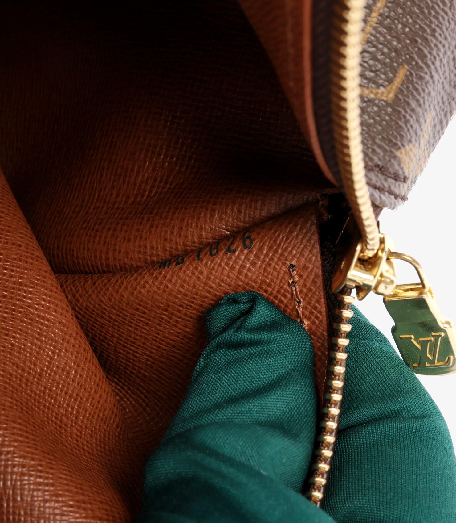Louis Vuitton Brown Monogram Coated Canvas & Vachetta Leather Vintage Papillon 5