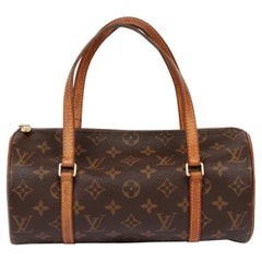 Louis Vuitton: Papillon marrone con Monogram in tela e pelle vintage