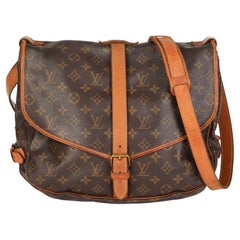 Louis Vuitton Monogram Saumur 35 Crossbody Saddle Messenger Bag 862115