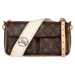 Louis Vuitton Brown Monogram Coated Canvas & Vachetta Leather Vivacité Bag