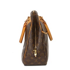 Louis Vuitton Brown Monogram Coated Canvas Vintage Deauville
