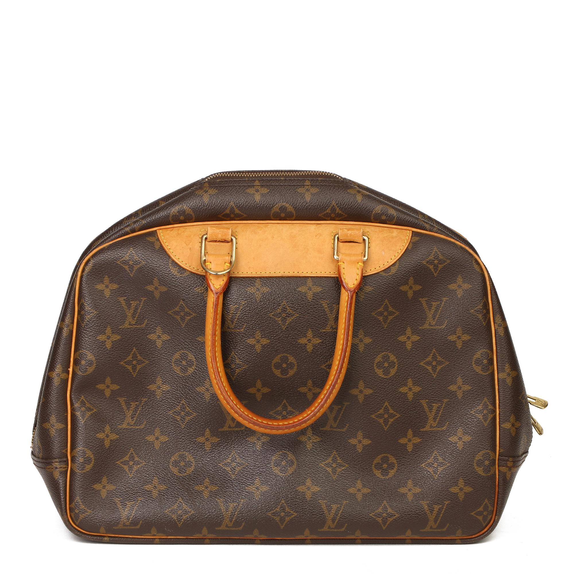 Women's Louis Vuitton Brown Monogram Coated Canvas Vintage Deauville