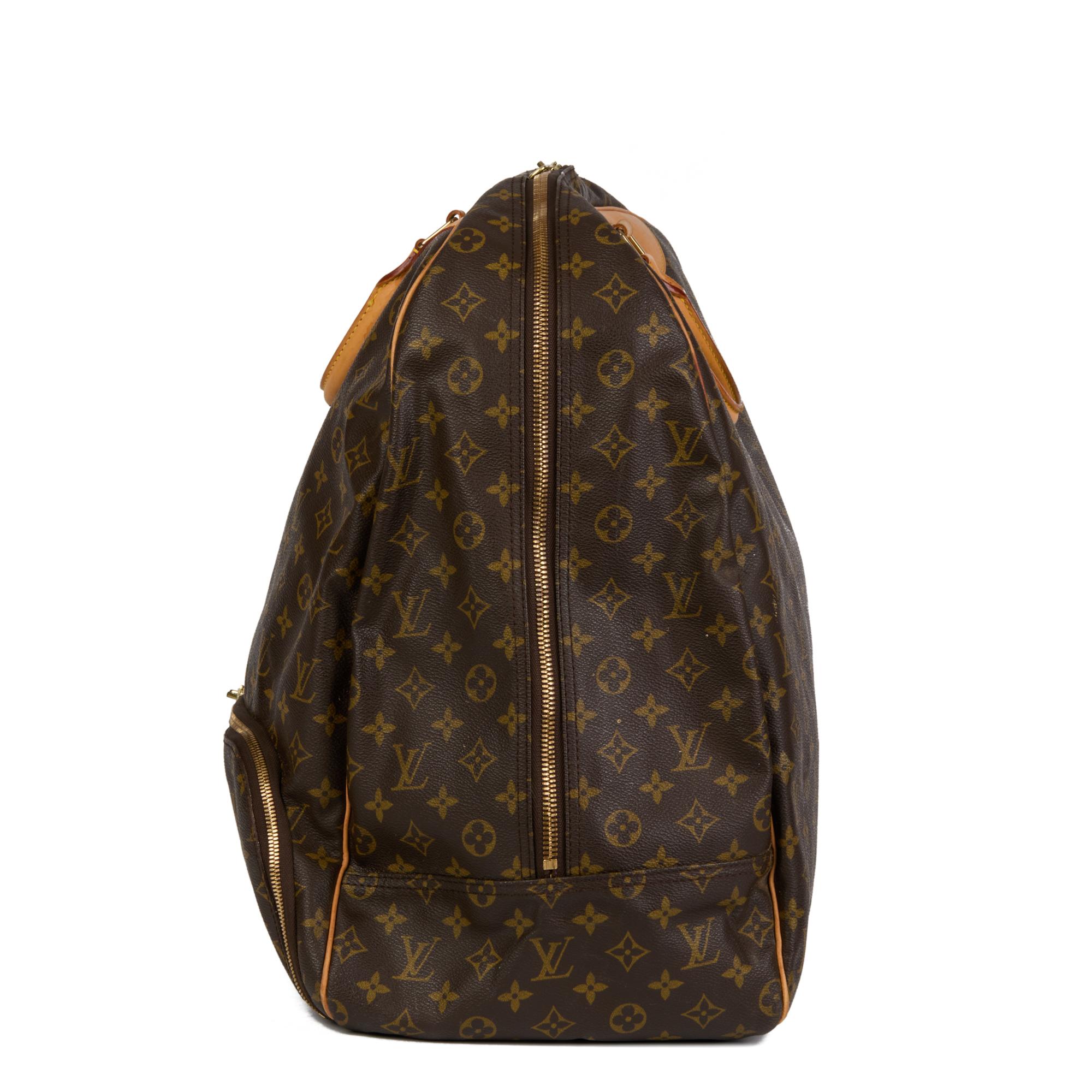 LOUIS VUITTON Brown Monogram Coated Canvas Vintage Evasion In Good Condition In Bishop's Stortford, Hertfordshire