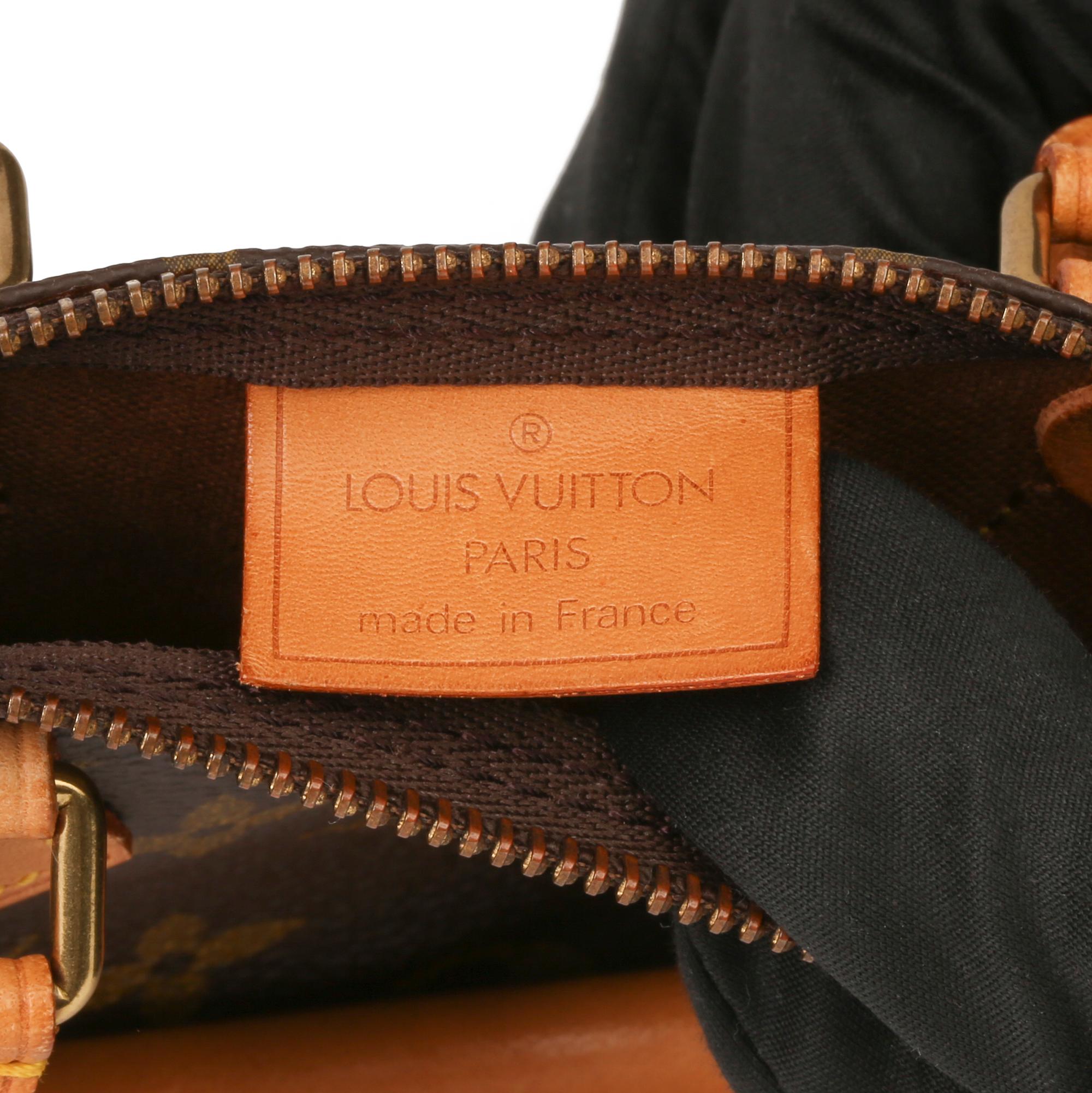 Louis Vuitton Brown Monogram Coated Canvas Vintage Mini HL Speedy 2