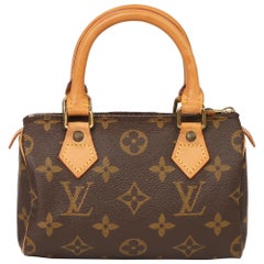 Louis Vuitton Brown Monogram Coated Canvas Vintage Mini HL Speedy