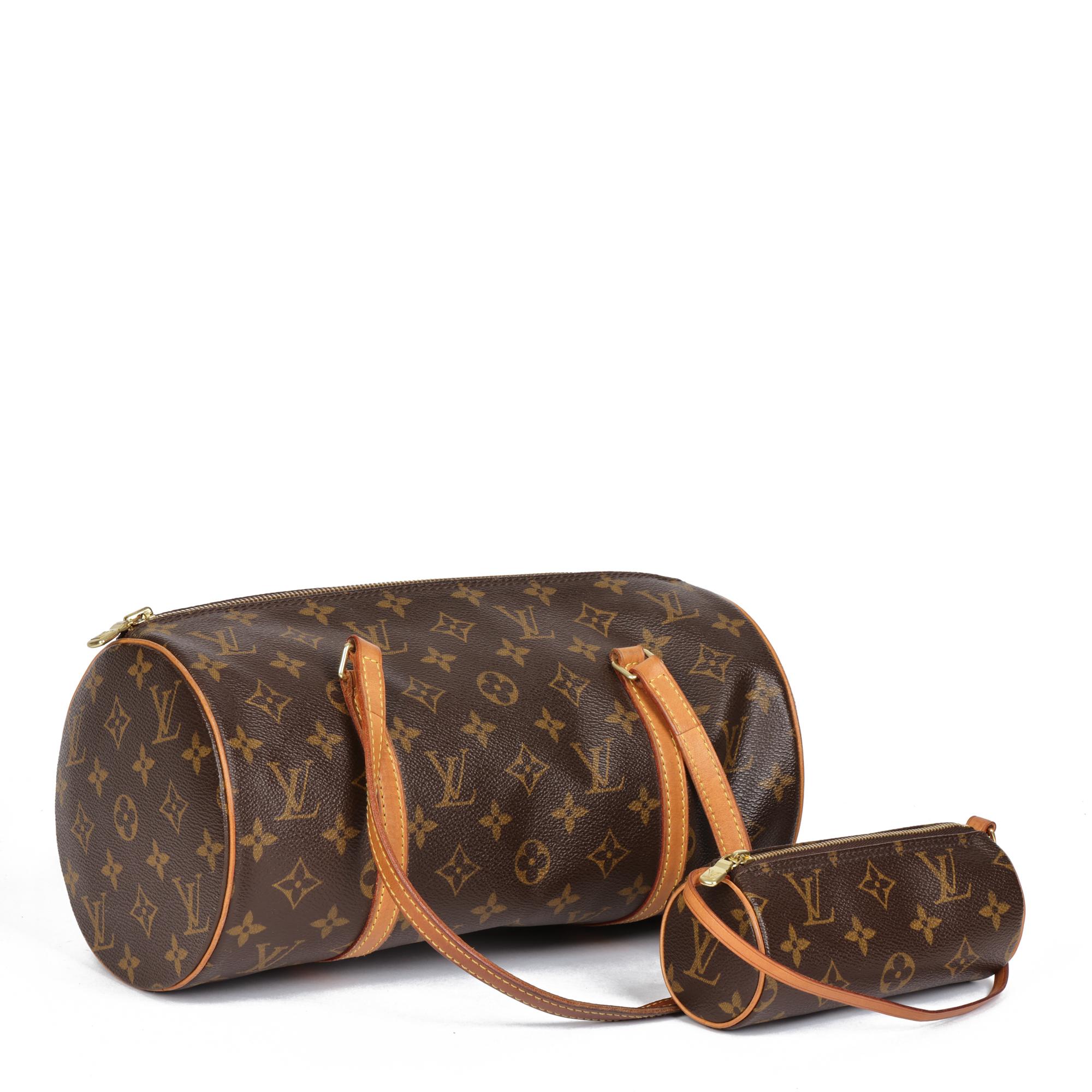 LOUIS VUITTON
Brown Monogram Coated Canvas Vintage Papillon 30 Set

Xupes Reference: HB4537
Serial Number: SP1012
Age (Circa): 2002
Accompanied By: Louis Vuitton Dust Bag, Invoice
Authenticity Details: Date Stamp (Made in France)
Gender: