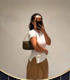 Louis Vuitton Brown Monogram Coated Canvas Vintage Pochette Accessoires