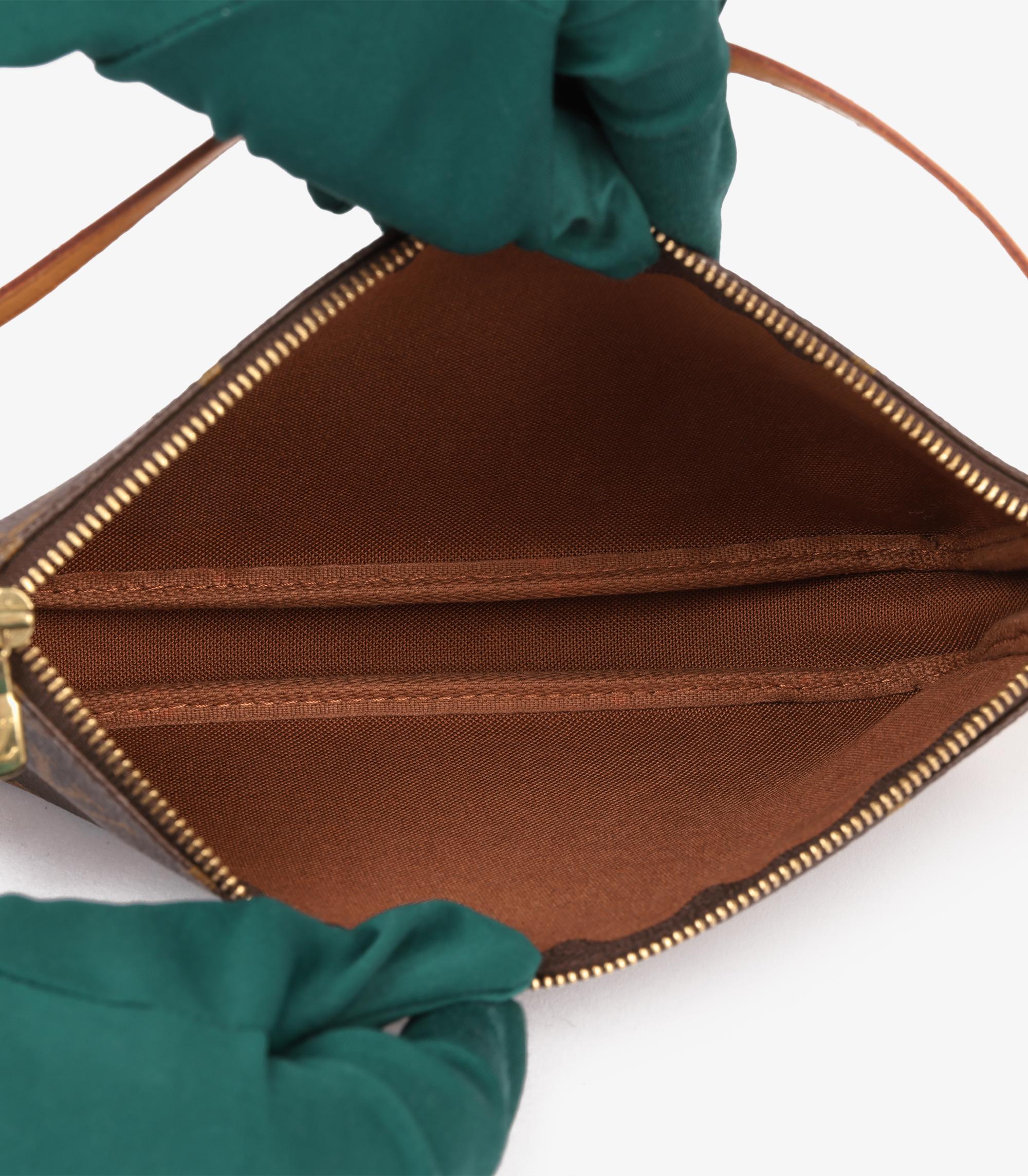 Louis Vuitton Brown Monogram Coated Canvas Vintage Pochette Accessoires 2