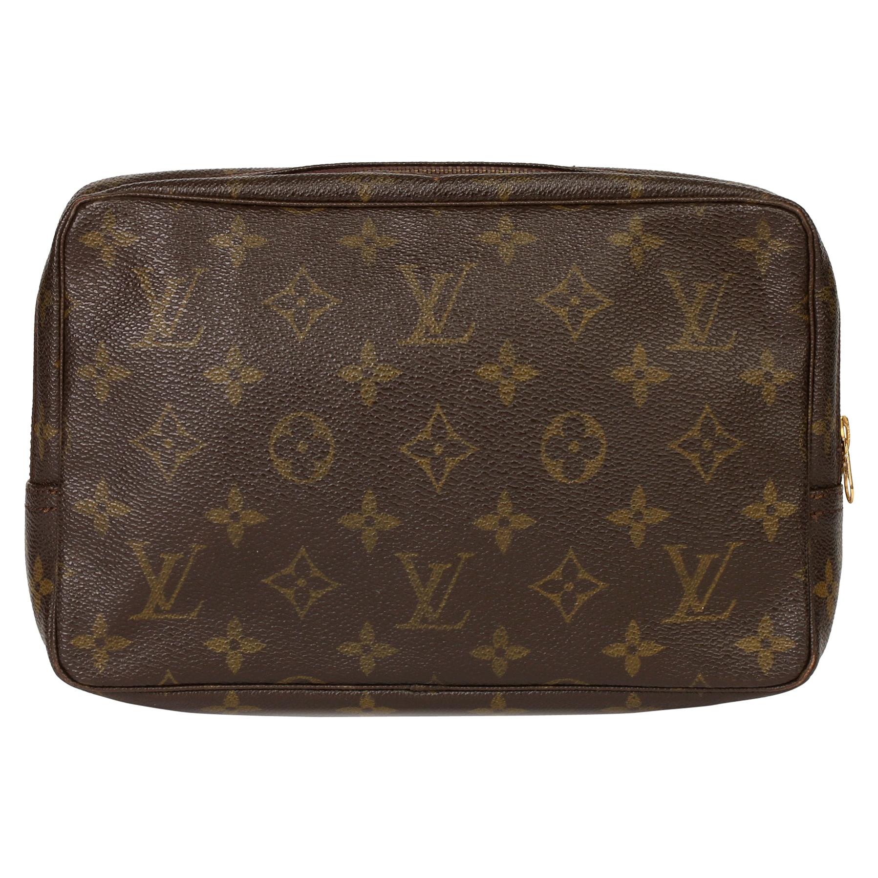 Louis Vuitton Brown Monogram Coated Canvas Vintage Trousse Toilette 23