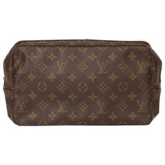 Louis Vuitton Brown Monogram Coated Canvas Retro Trousse Toilette 28