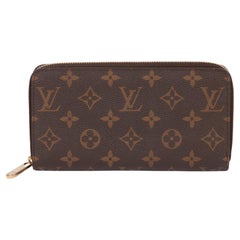 Louis Vuitton Brown Monogram Coated Canvas Zippy Wallet