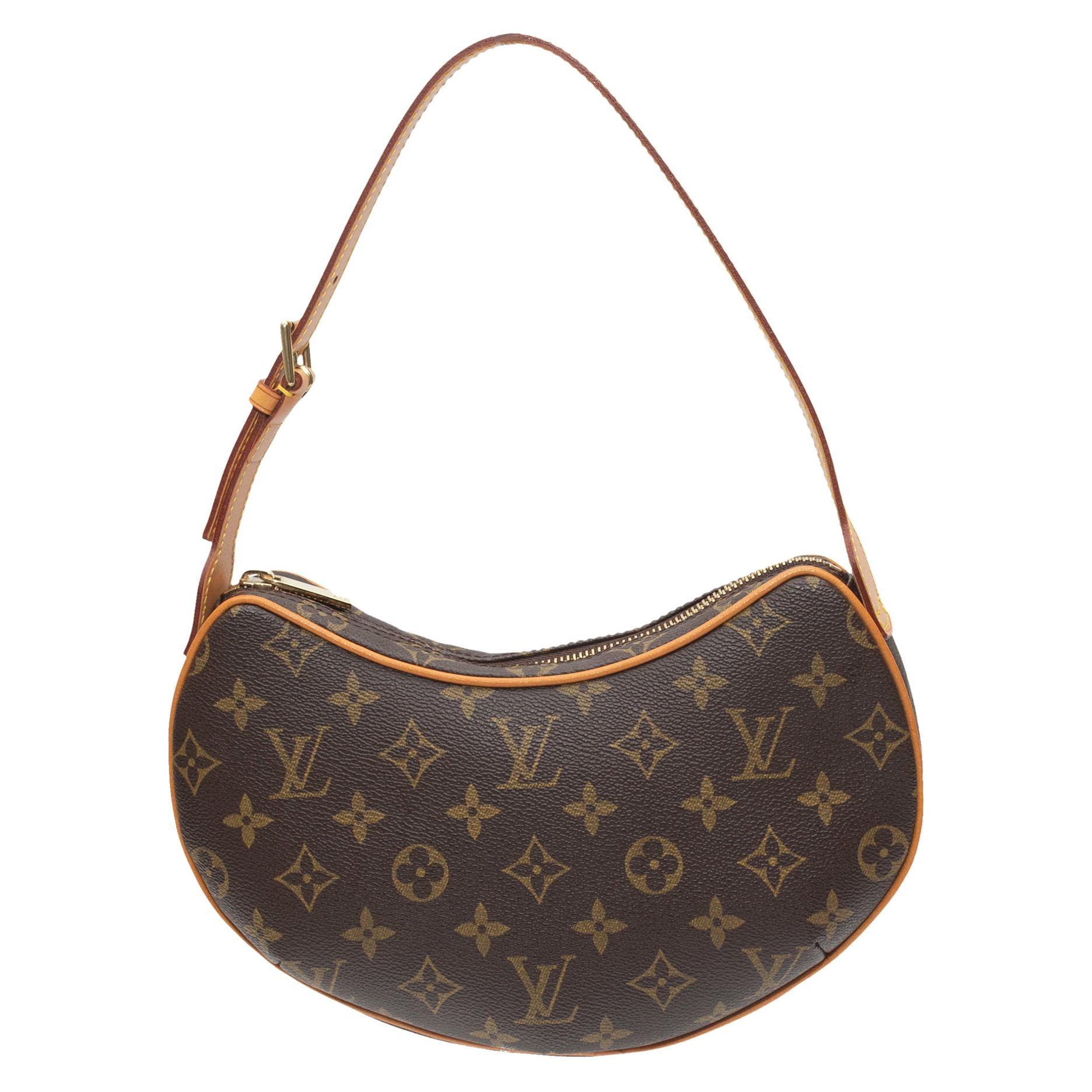 Louis Vuitton Brown Monogram Croissant PM Bag