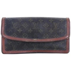 Louis Vuitton Brown Monogram Dame Pm 223189 Wallet