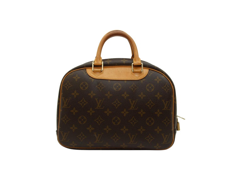 Louis Vuitton Brown Monogram Deauville Handbag For Sale at 1stdibs