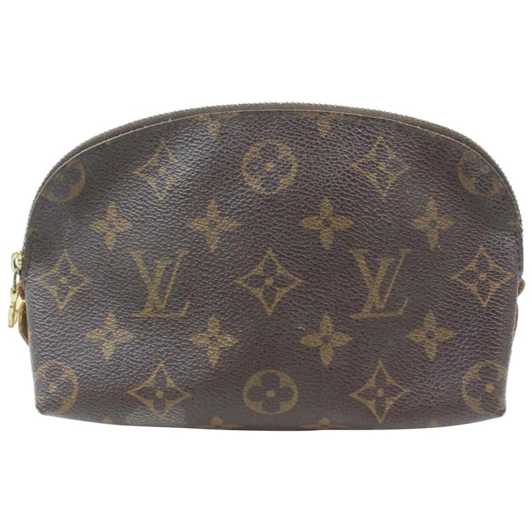 Louis Vuitton Brown Monogram Demi Ronde Pouch 869942 Cosmetic Bag