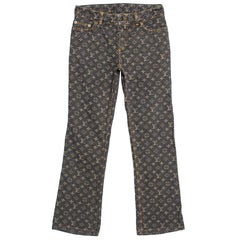Louis Vuitton X Supreme Camouflage Monogram Jacquard Regular Fit Jeans XL  at 1stDibs