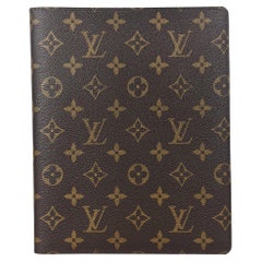 Louis Vuitton Brown Monogram Desk Agenda Cover