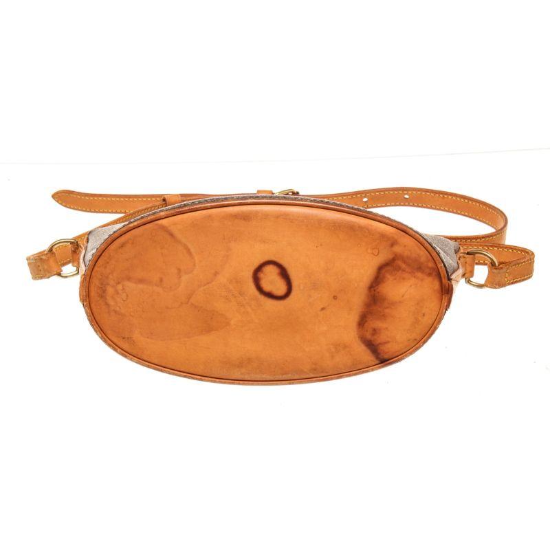 Louis Vuitton Brown Monogram Drouot Crossbody Bag with monogram canvas, gold In Good Condition In Irvine, CA